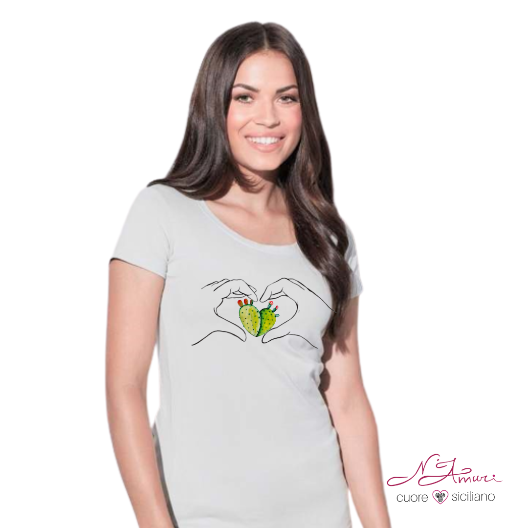 Maglia Stampata | Mani a Cuore