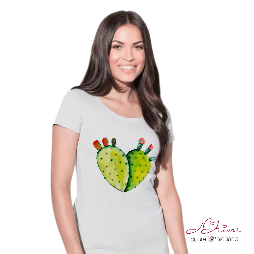 Maglia Stampata | Cuore Fico d'India