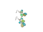 Orecchini turchese | perle vetro