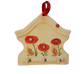 Appendi presine in ceramica _ decoro papaveri