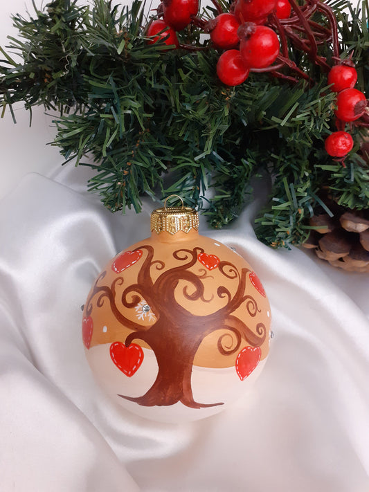 Palla di natale con albero della vita