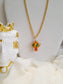 Collana con ciondolo coffa e limoni