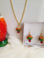Collana con ciondolo coffa e fico d'india