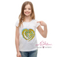 T-SHIRT RAGAZZA | CUORE MAIOLICA