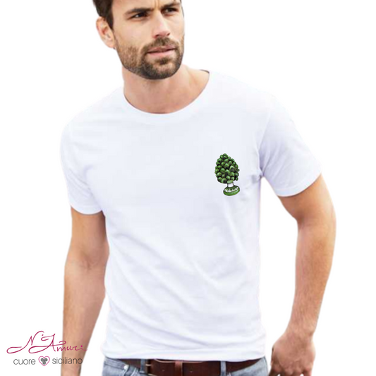 Maglia stampata | pigna verde