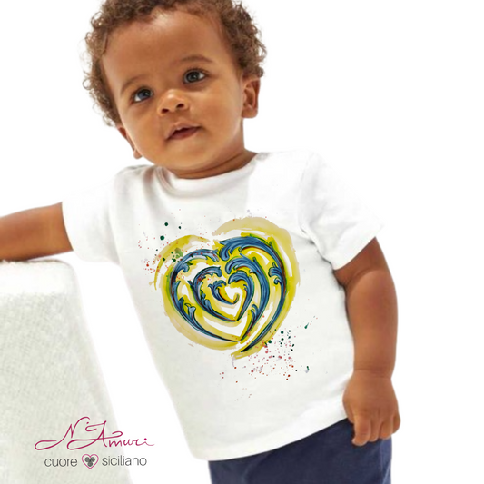 Maglietta bimbo con cuore