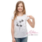 T-SHIRT RAGAZZA | PIZZO NERO