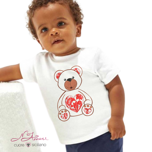 Maglietta bimbo con orsetto