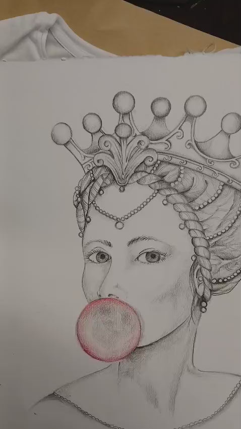 Maglia stampata | Testa di moro con palloncino