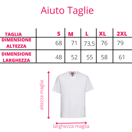 T-shirt uomo dipinta a mano | Con Iniziali