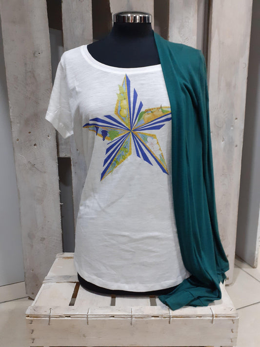 Maglia Stampata | Stella in stile Siciliano