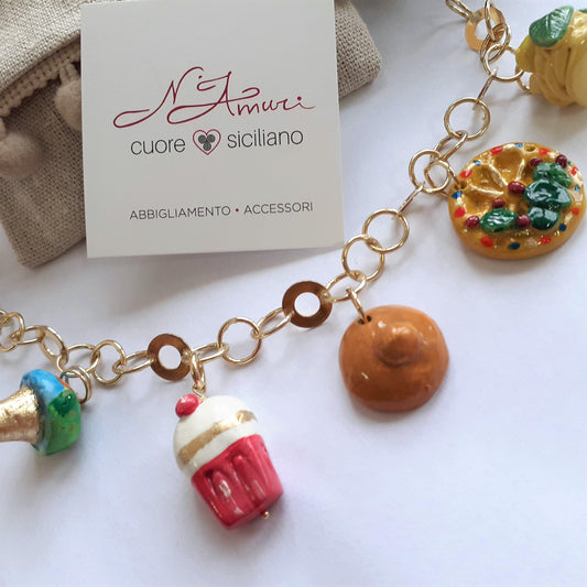 Bracciale Artigianale - Ciondoli Fatti a Mano Siciliani