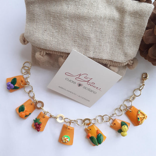 Bracciale Artigianale - Ciondoli Siciliani