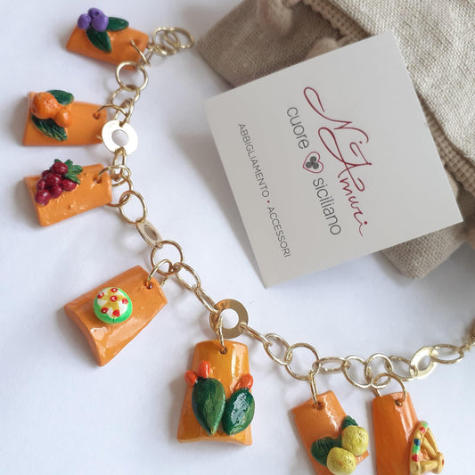 Bracciale Artigianale - Ciondoli Siciliani