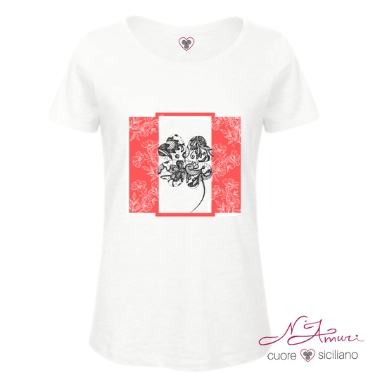 quadrifoglio t shirt maglietta donna ragazza