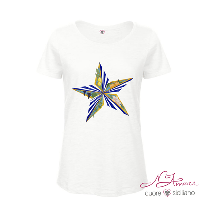Maglia Stampata | Stella in stile Siciliano